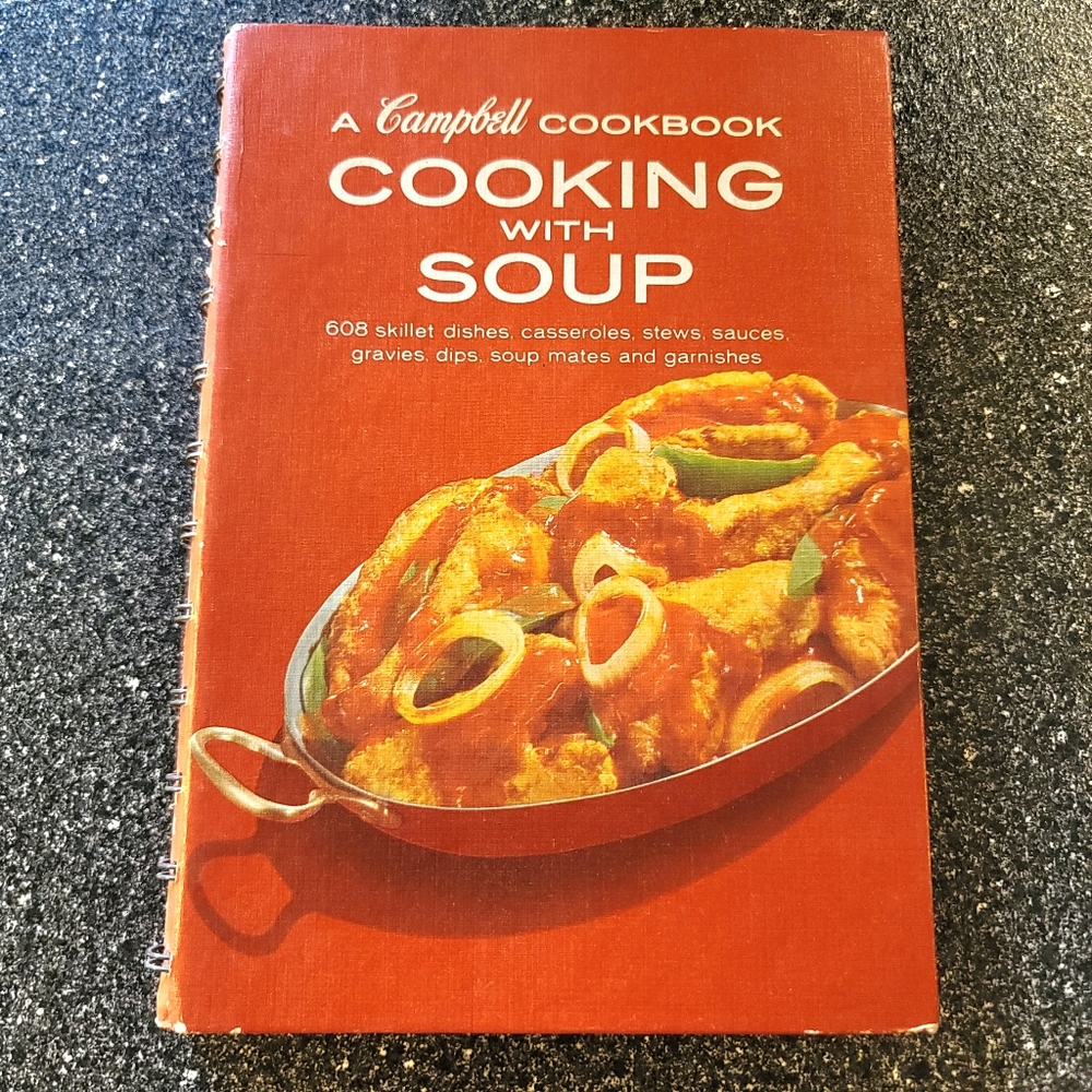 🍁Vintage Cookbook Cooking With Soup 608 Recipes